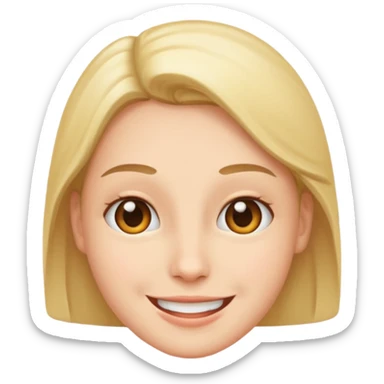 Smug face with a smug smile ￼ sticker