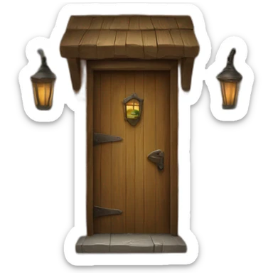 tavern door sticker