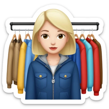 clothing store customer sticker