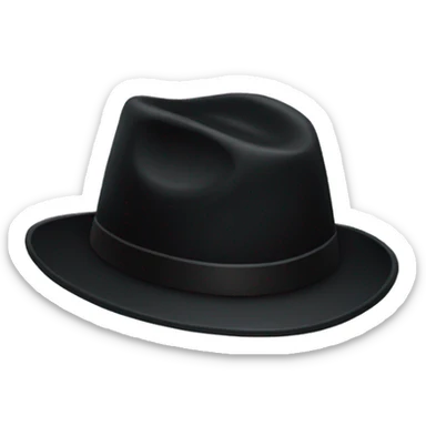 Black hat with words Dark  sticker