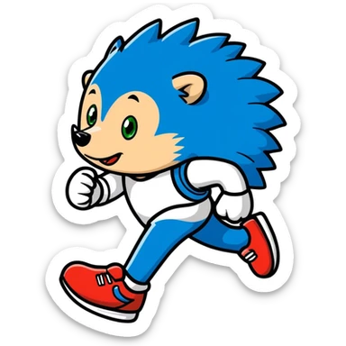 Sonic the hedgehog  sticker