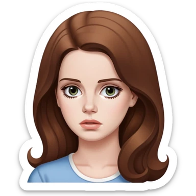 Lana Del Rey sad sticker