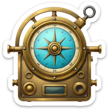 old navigation equipment sticker