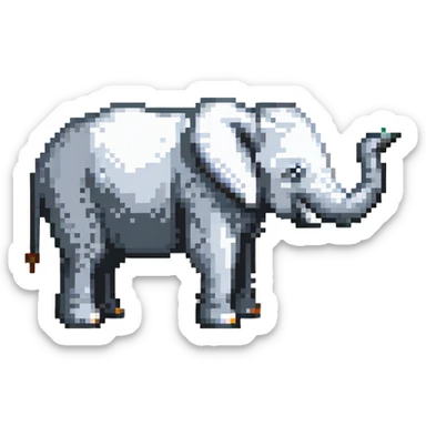 elephant sticker