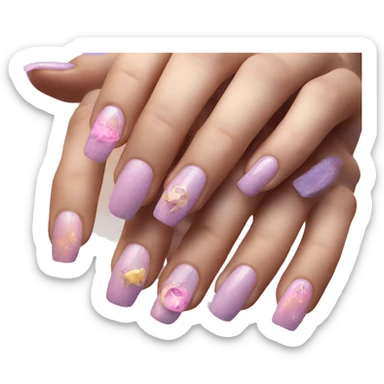 Aesthetic nails sticker