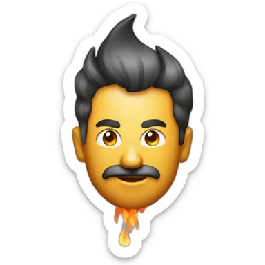 argentinian-peso-fire sticker