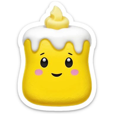 peeps mashmelow sticker