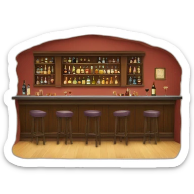bar à vin sticker