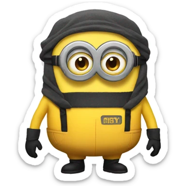 Mega minion sticker
