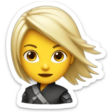 marketing-ninja-girl sticker