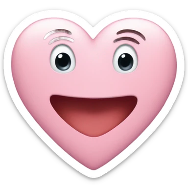 I love you heart sticker