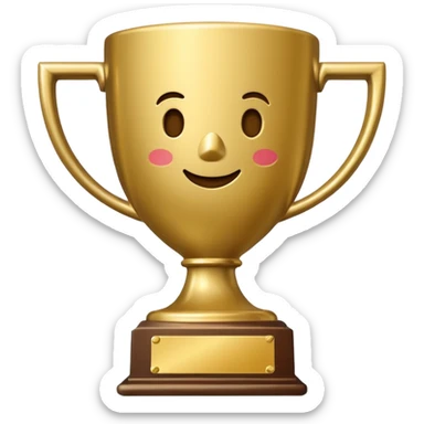 2ndd runner up trophy for a winter holiday themed contest sticker