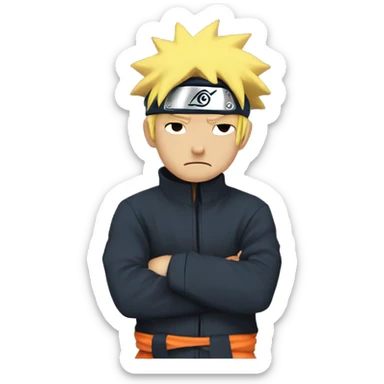 Sad Naruto sticker