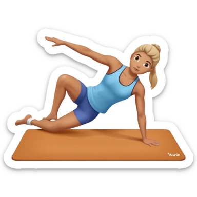 pilates on the mat sticker