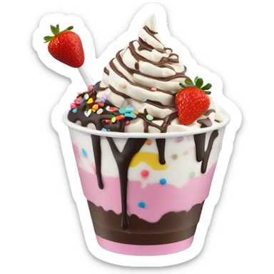 fro yo sticker