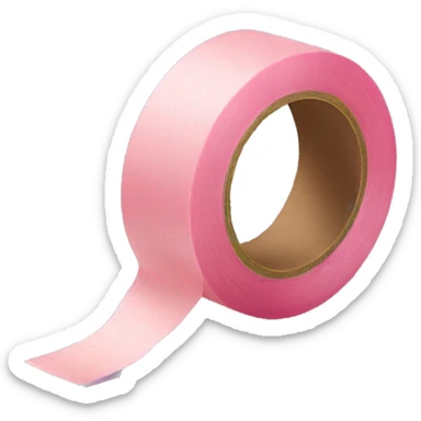 a mat of decorative pastel pink scotch tape sticker