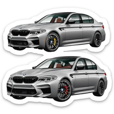 BMW M5 f90 competition all angles sticker