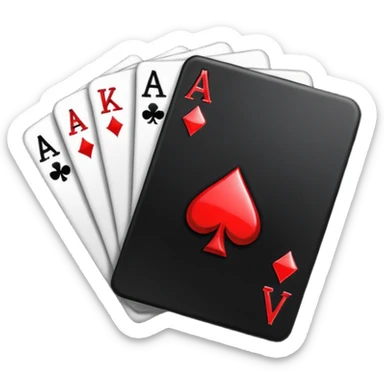 Poker for coal sticker