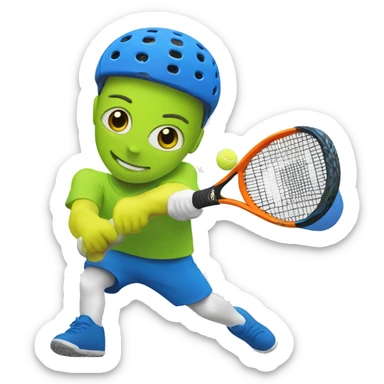 Padel time sticker