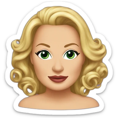 Jennifer Coolidge bald sticker