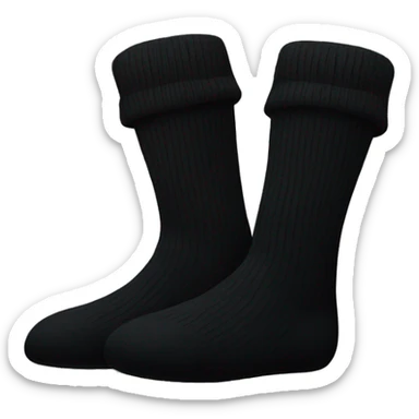 Black socks  sticker