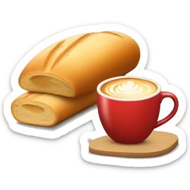Cup or coffee and Mexican bread sticker