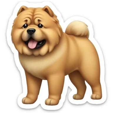 Chow-chow dog sticker