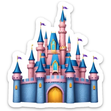 Disney world castle sticker