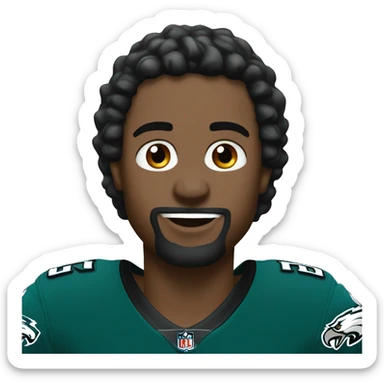 #26 Philadelphia Eagles player sticker