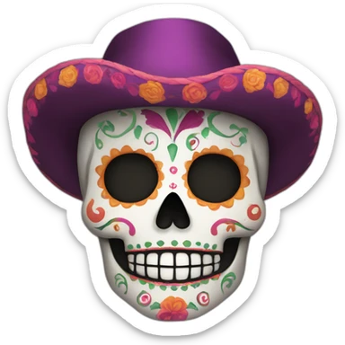 Dia de los muertos sticker