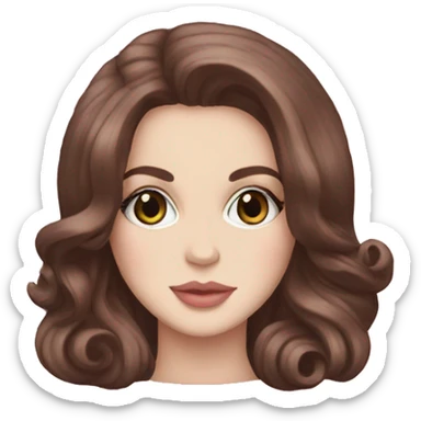 Lana del rey with a heart sticker