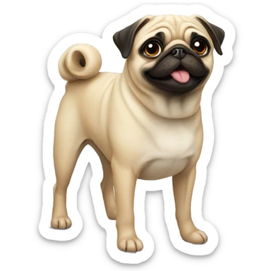 Pug sticker