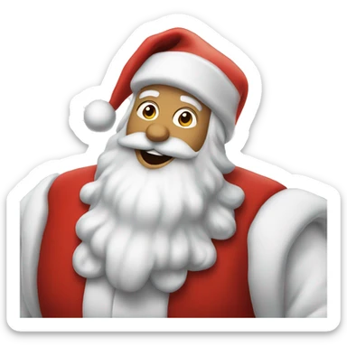 santa claus sticker