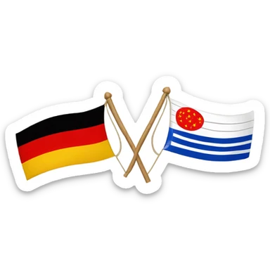german flag with taiwan  sticker