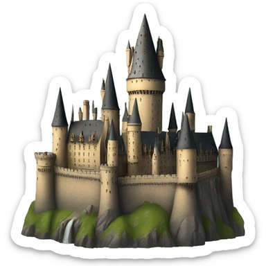 Hogwarts castle sticker