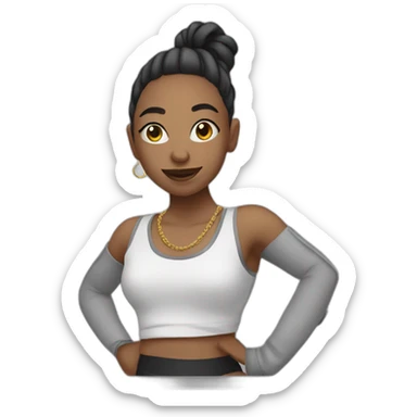 dancer hip hop sticker