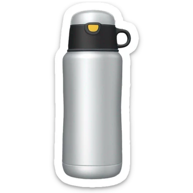 Create a minimalist thermos emoji featuring the Bobber brand. sticker