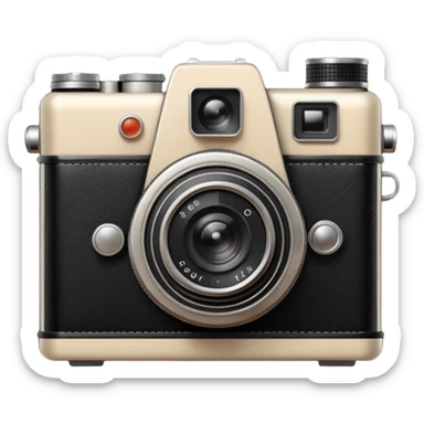 Camera retro sticker
