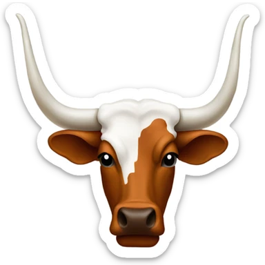 longhorns sign sticker