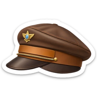 pilot hat only sticker