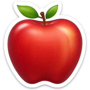 Sticker de la manzanita de iPhone sticker