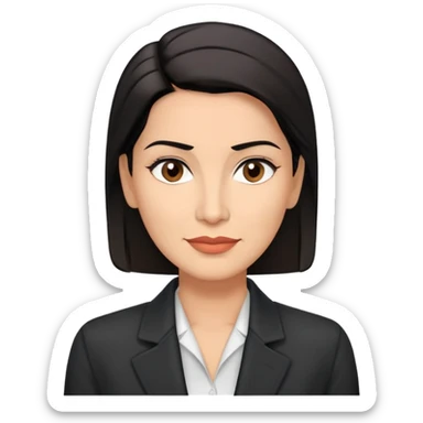 Slightly older attractive broad-shouldered Hispanic TV presenter in late 40s, light brown complexion, square face with defined jawline, short straight black hair combed back with faded sides, friendly expression, unbuttoned black jacket with white shirt sticker