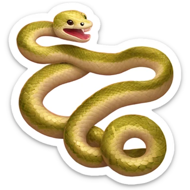 chinese new year with pet snake and ampao sticker