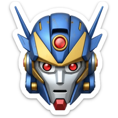 Gundam head sticker