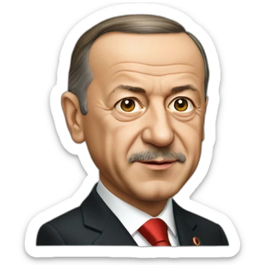 recep tayyip erdogan sticker