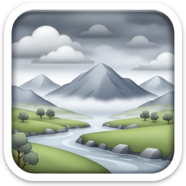 sleeting weather landskape sticker