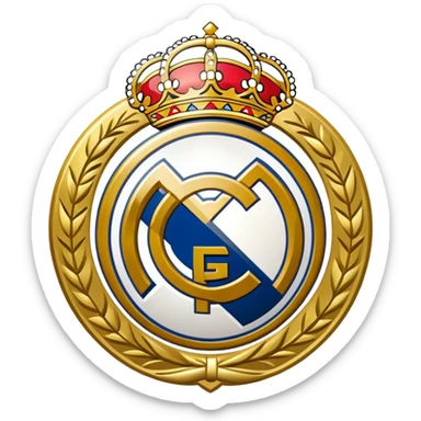 Escudo del Real Madrid sticker
