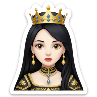 queen of spade sticker