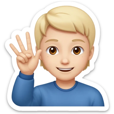 The sweet face flipping you off sticker