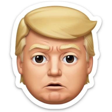 Donald trump pooping sticker